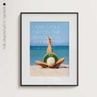 Day on the Beach. Physiotherapy poster from educare.design