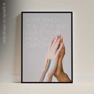 Love and Chiropractic. Chiropractic artwork from www.educare.design