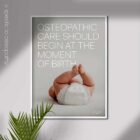 Osteopathic is Preventive Care. Osteopathic artwork from www.educare.design