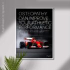 Formula One and Osteopathy. Osteopathic artwork from www.educare.design