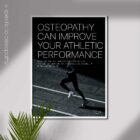 Running and Osteopathy. Osteopathic artwork from www.educare.design