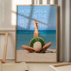 Day on the Beach. Physiotherapy poster from educare.design