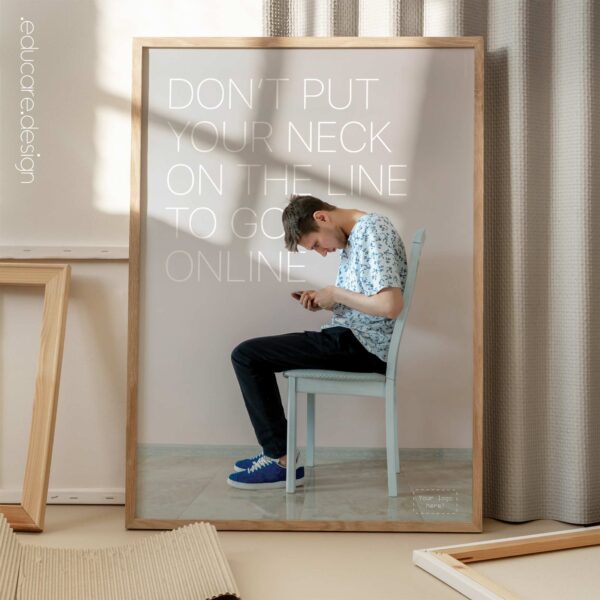 Online Neck. Posture artwork from www.educare.design