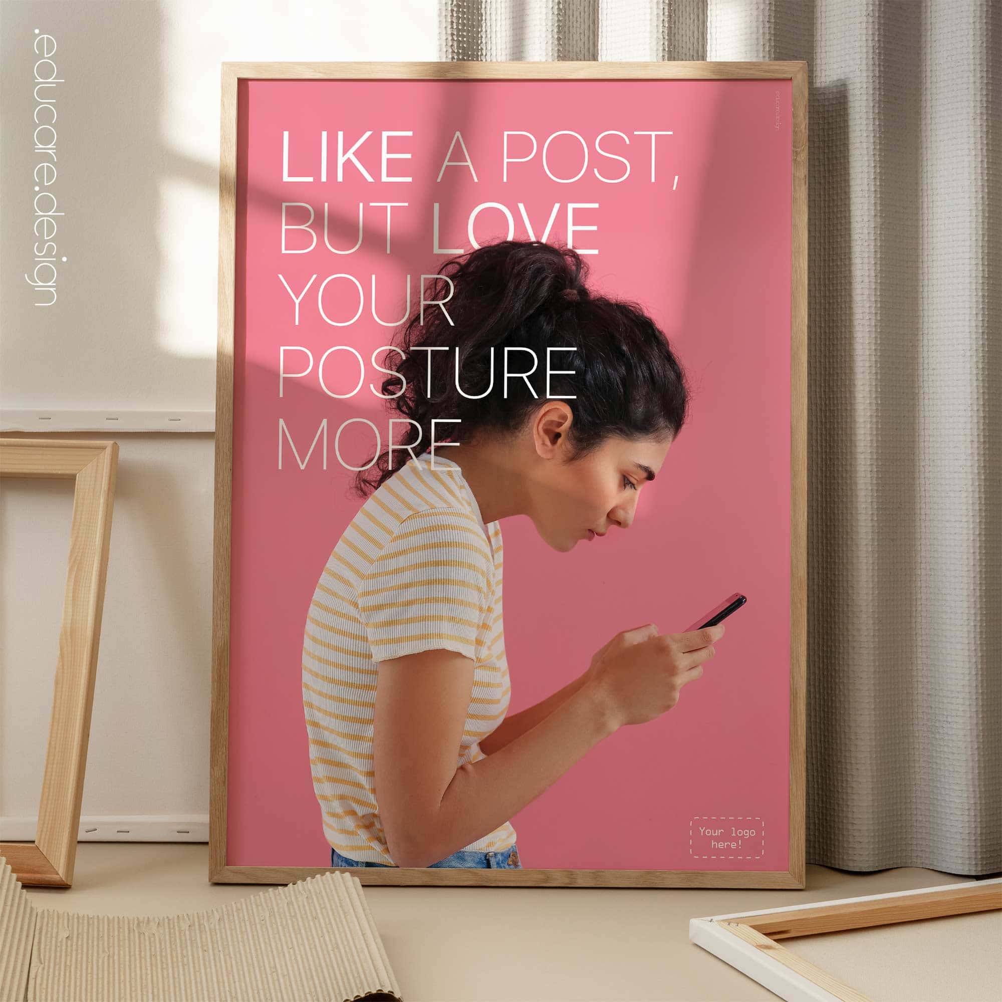 Telefono per la postura delle opere d'arte da www.educare.design