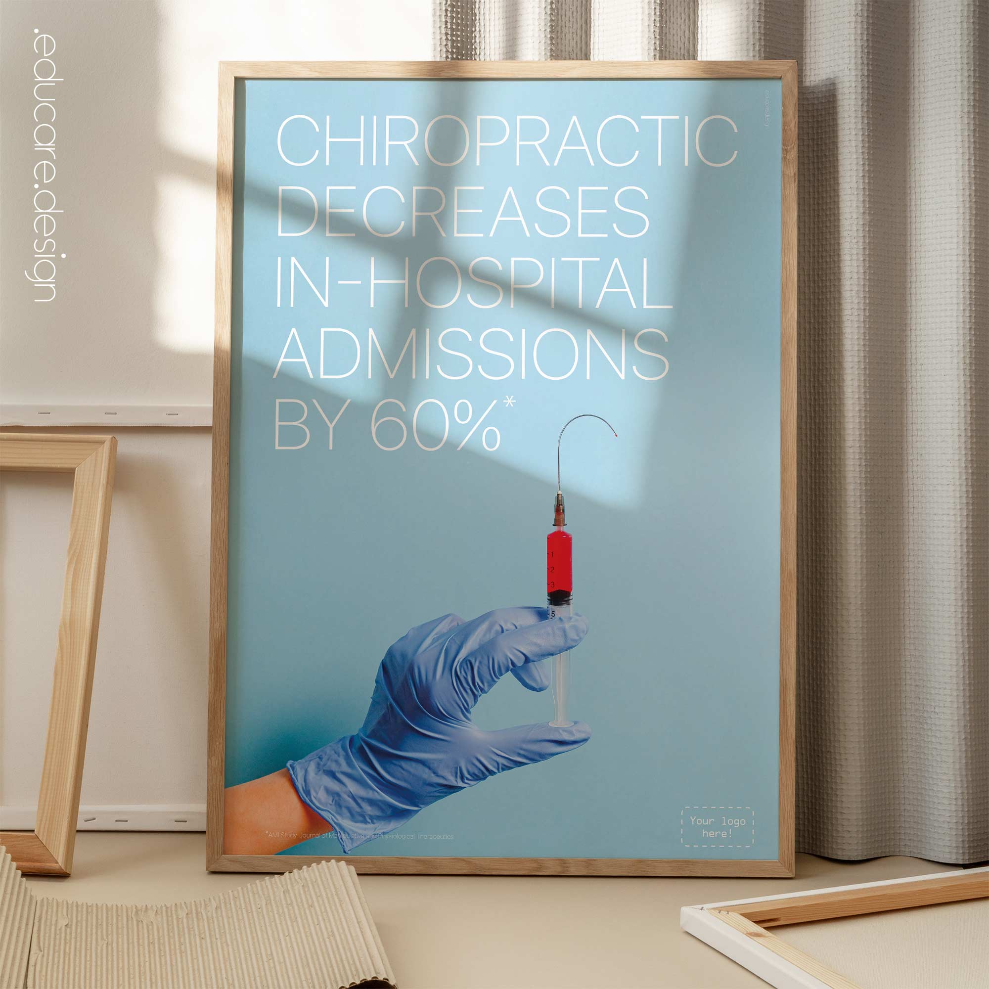 Chiropractic poster from educare.design