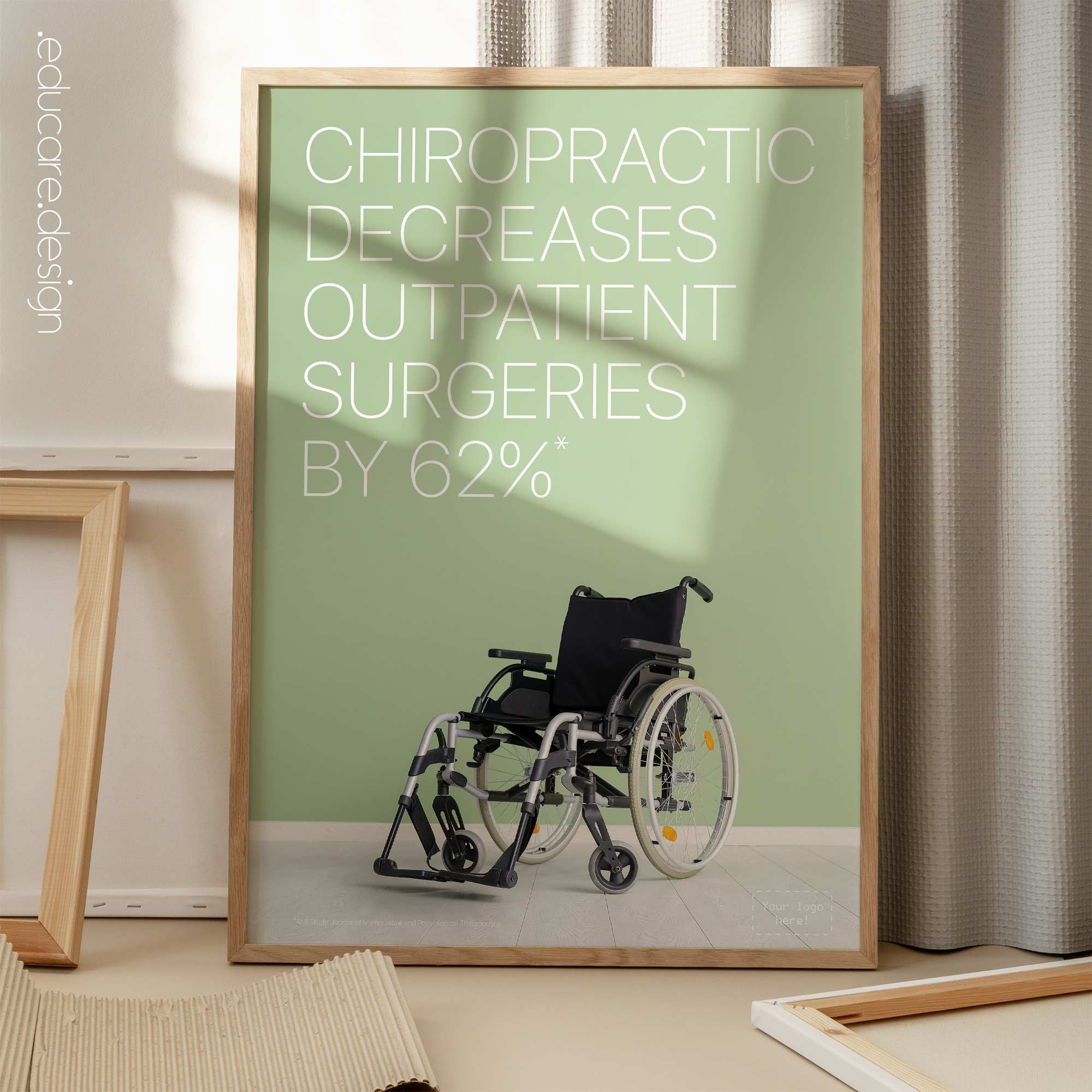 Chiropractic poster from educare.design