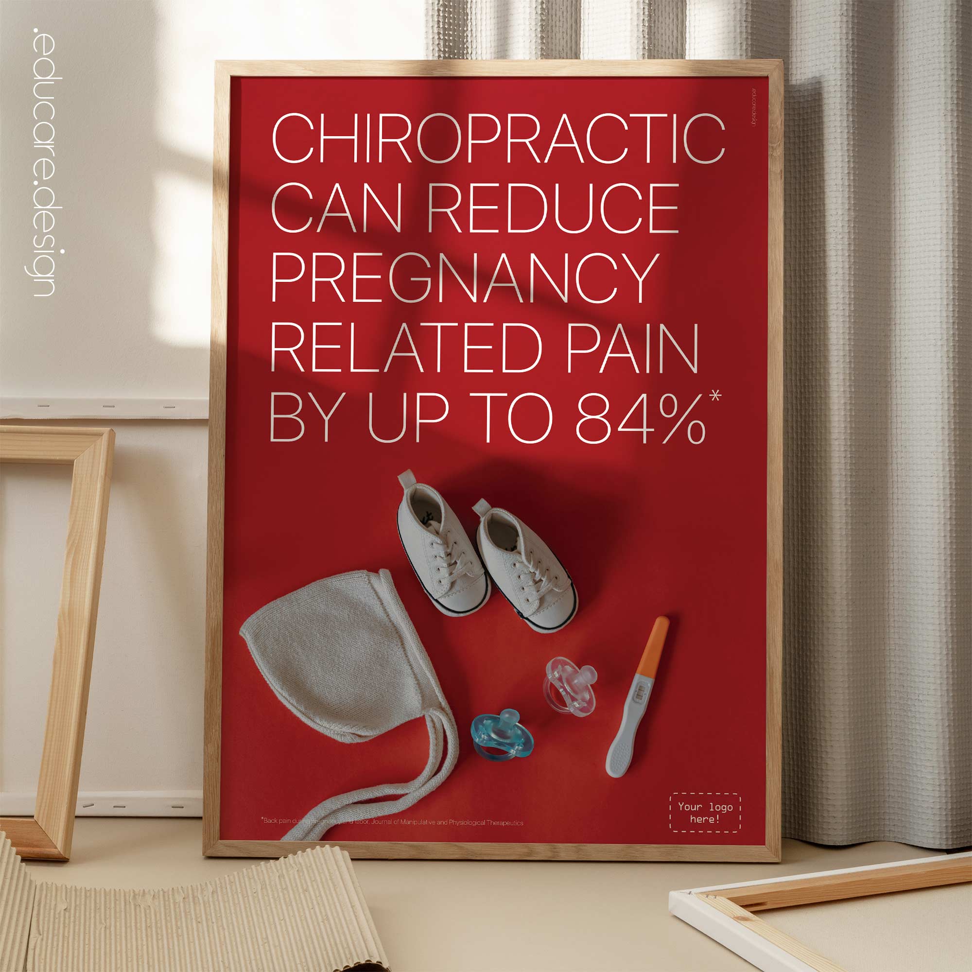 Chiropractic poster from educare.design