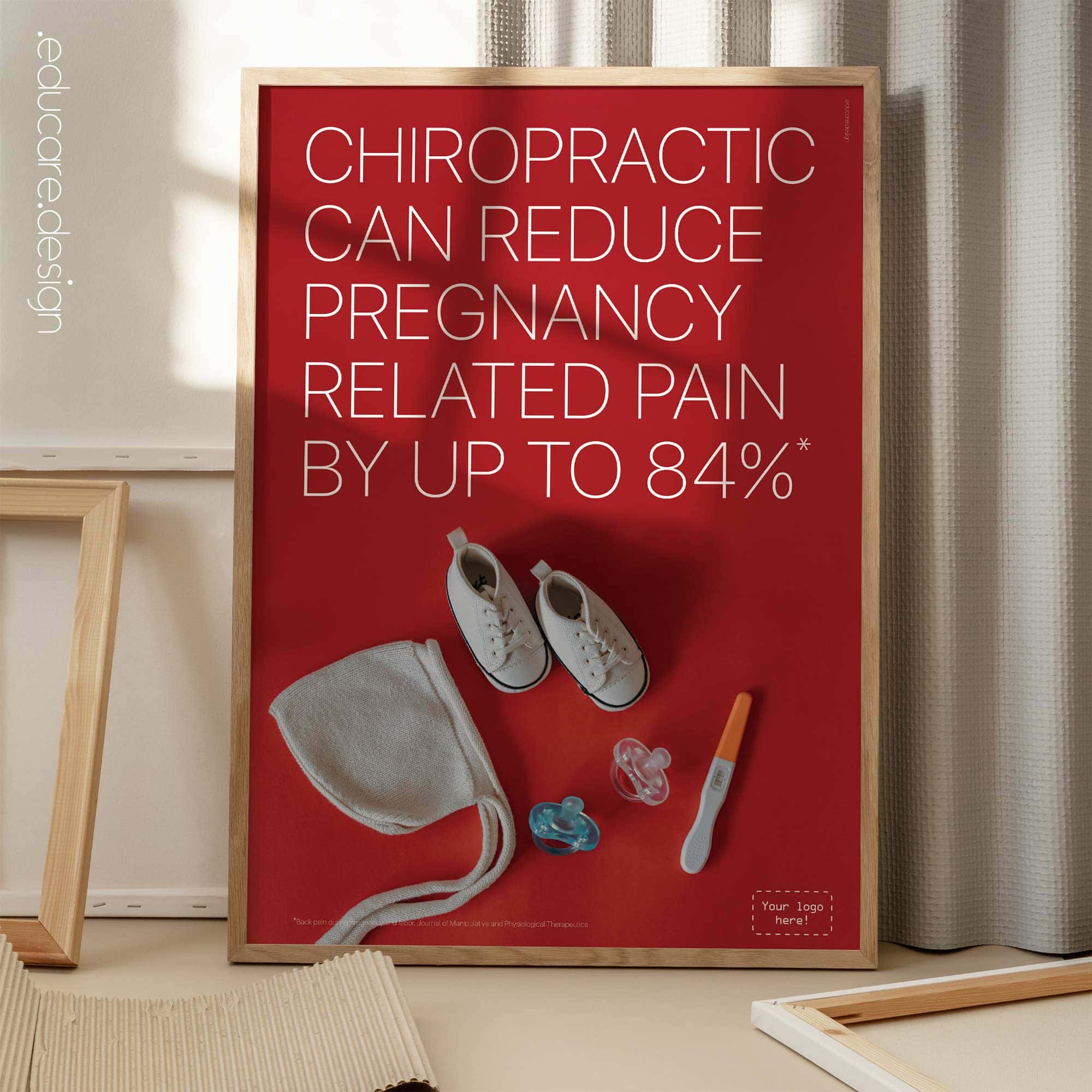 Chiropractic poster from educare.design