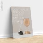 Don't Waste Precious Time! Osteopathic poster from educare.design