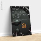 Warning Lights anatomy chart for clinics