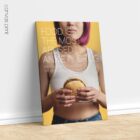 Food vs Exercise anatomy chart for clinics