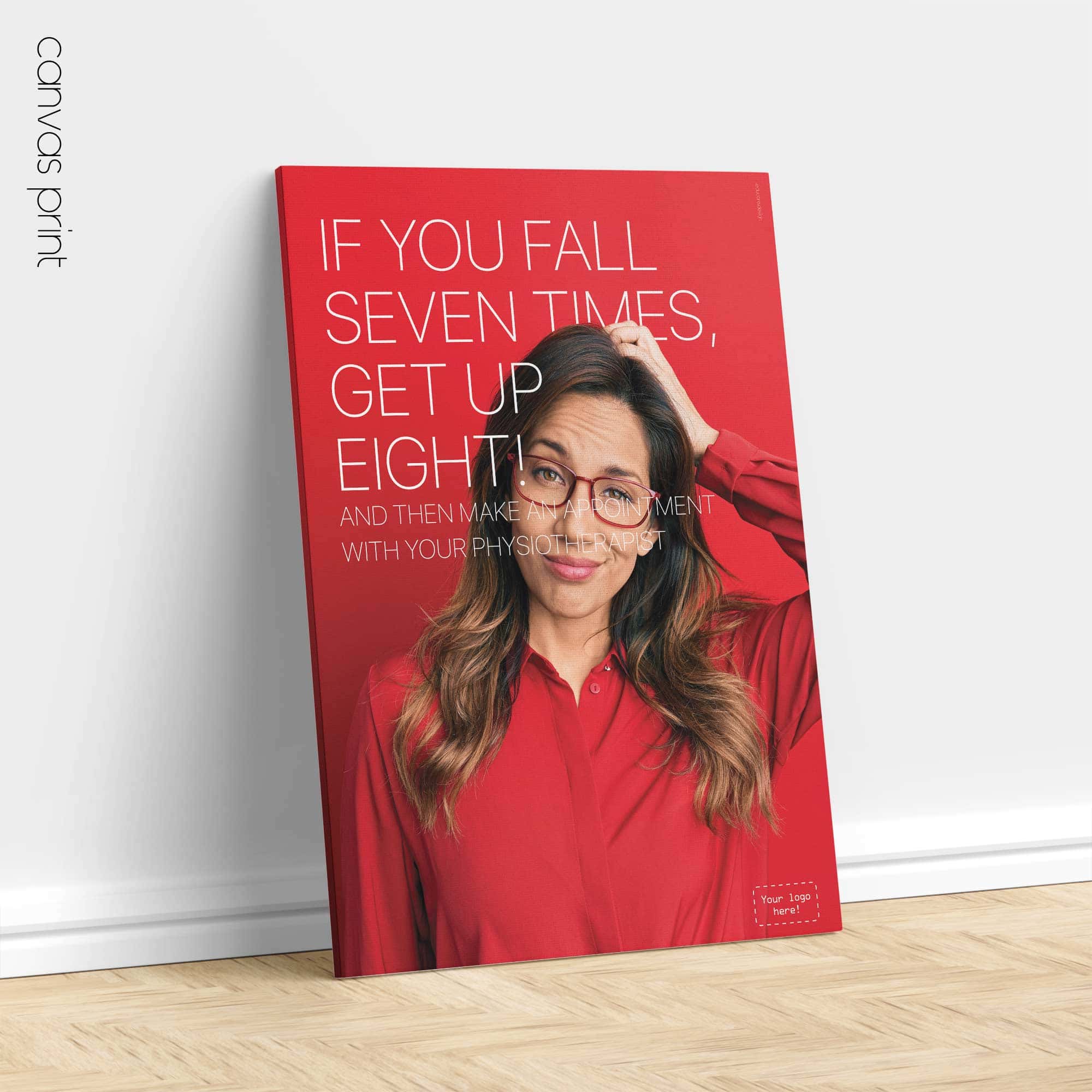 Getting Back Up. Physiotherapy poster from educare.design