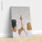 Love and Osteopathy. Healthcare poster from educare.design