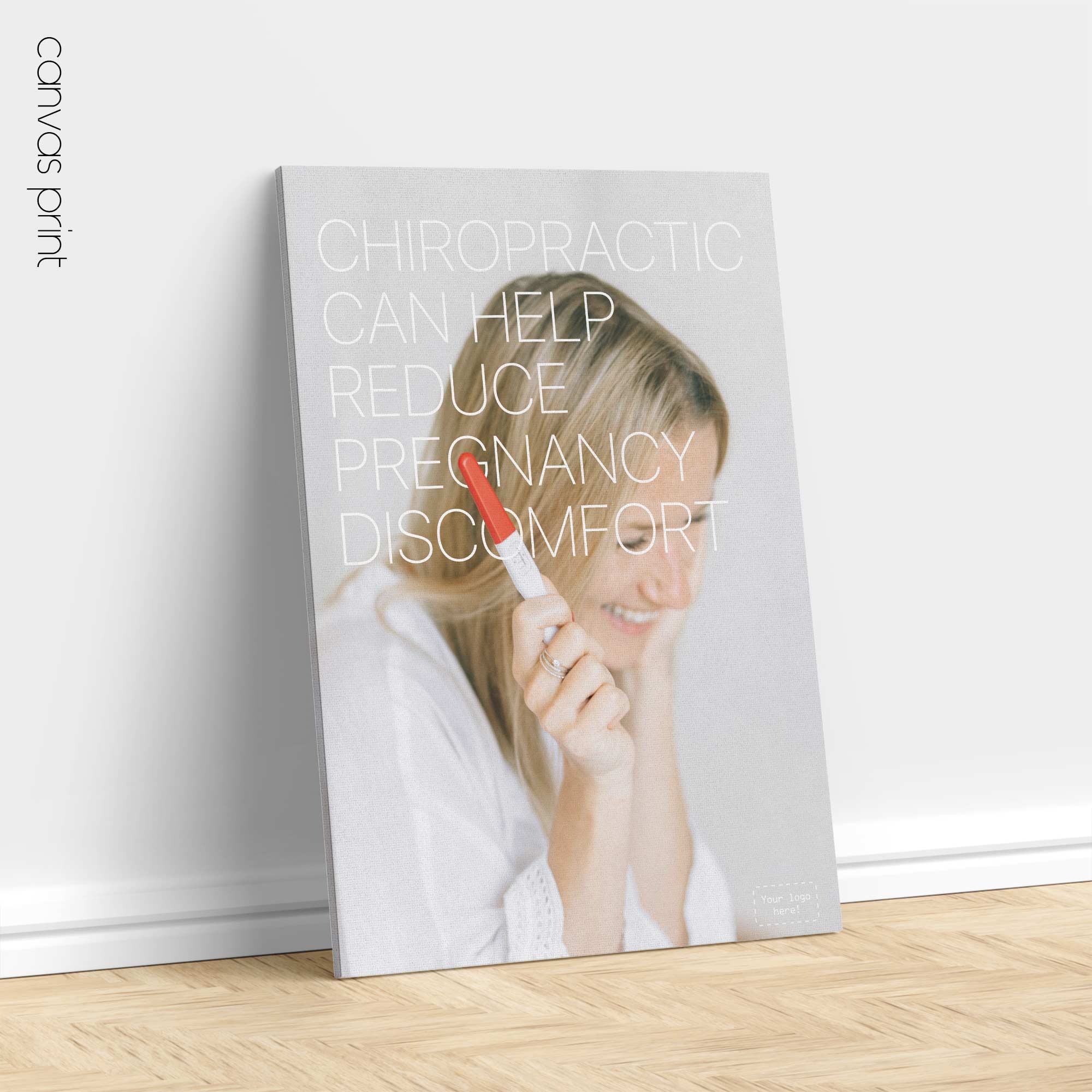 Pregnancy & Chiropractic. Chiropractic poster from www.educare.design