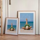 Day on the Beach. Physiotherapy poster from educare.design