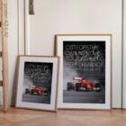 Formula One and Osteopathy anatomy chart for clinics