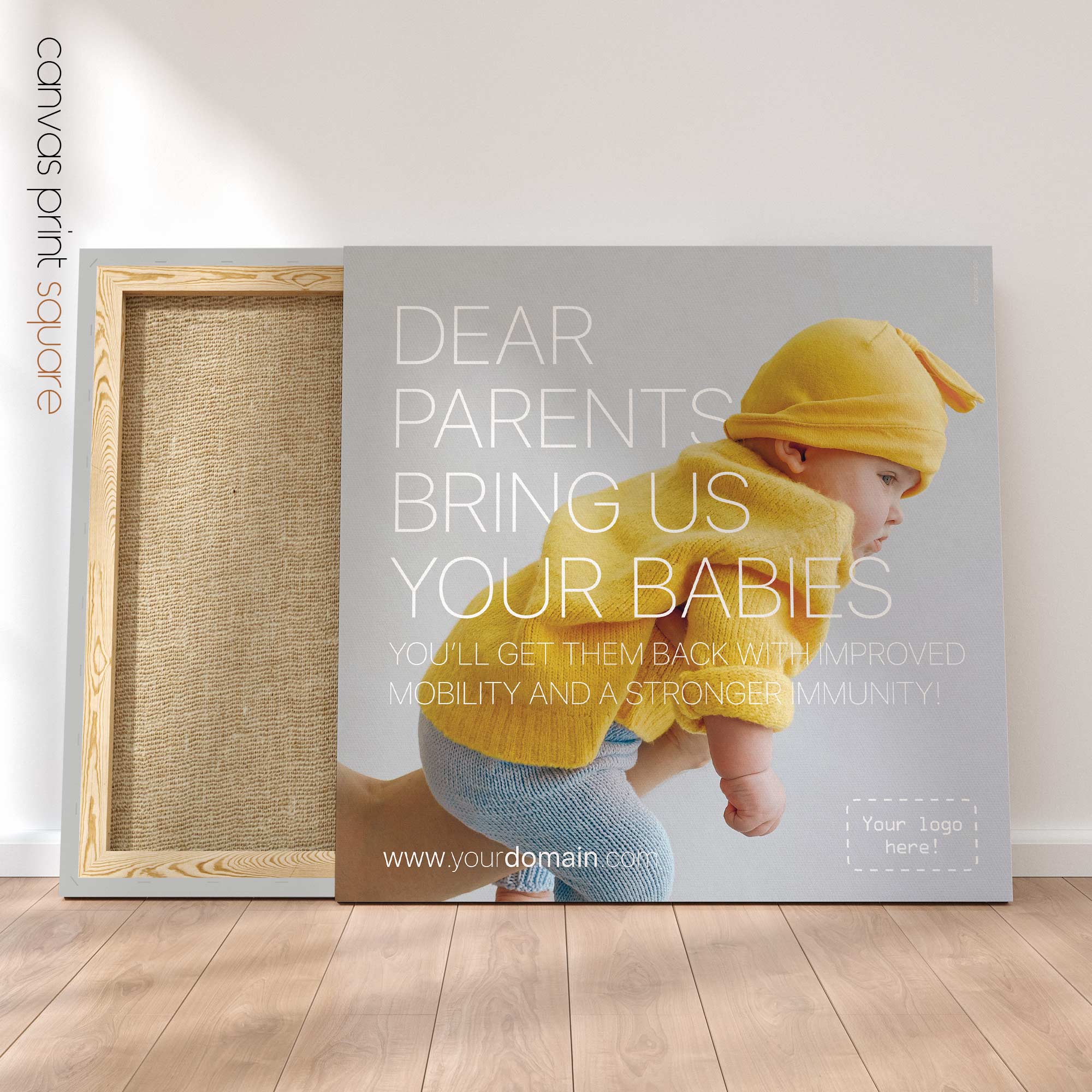 Bring us Babies. Preventive care poster from www.educare.design