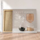 Don't Waste Precious Time! Osteopathic poster from educare.design