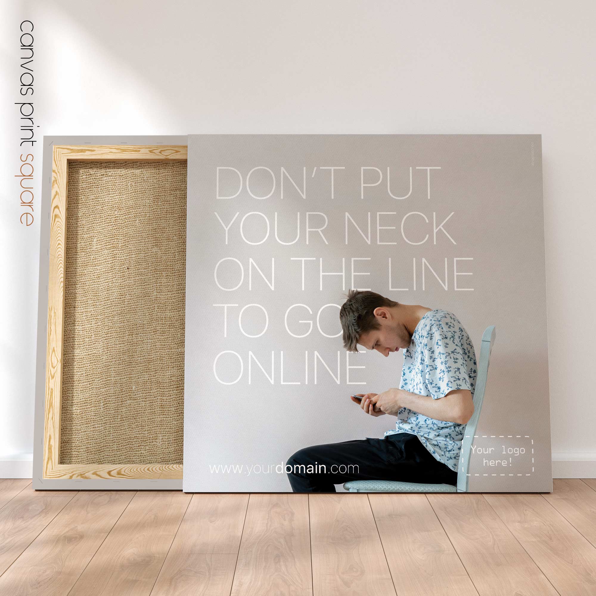 Online-Ausschnitt. Körperhaltung Kunstwerk von www.educare.design