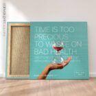 Time is precious. Chiropractic poster from educare.design