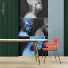 Custom made wallpaper for healthcare clinics.