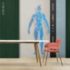 Custom made wallpaper for healthcare clinics.