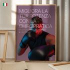 Boxe e Chiropratica tavola anatomica per studi e cliniche