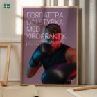 Boxning och Kiropraktik anatomidiagram för kliniker