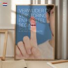 Oorzaak en Gevolg anatomisch diagram voor praktijken en klinieken