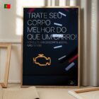 Verifique o Seu Motor com Osteopatia diagrama anatómico para clínicas e consultórios