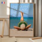 Une Journée à la Plage planche anatomique pour cabinets et cliniques