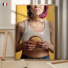 Alimentation vs Exercice planche anatomique pour cabinets et cliniques