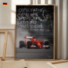 Formel Eins und Osteopathie Anatomie-Chart für Praxen und Kliniken