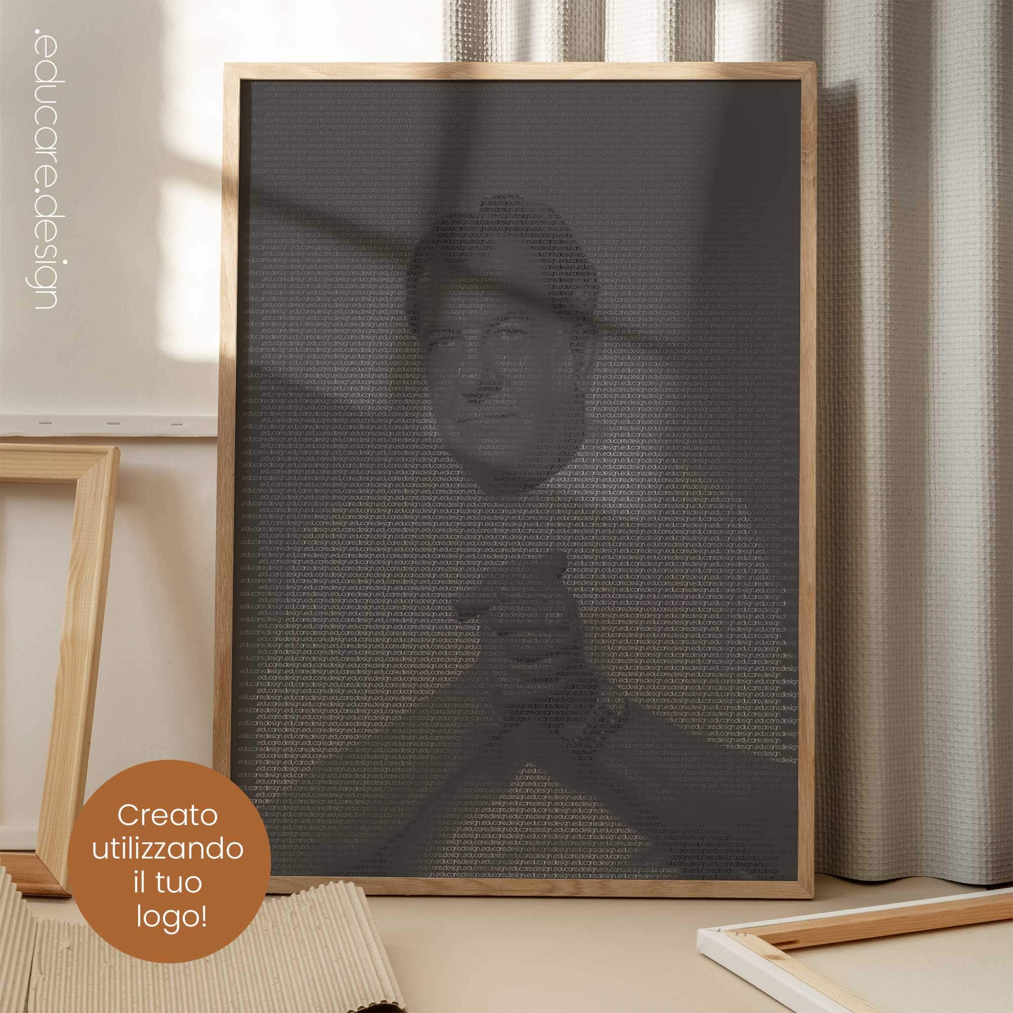 Clarence Gonstead portrait created with your clinic's logo!