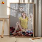 La vida es Desordenada lámina anatómica para clínicas y consultas