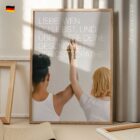 Liebe und Osteopathie Anatomie-Chart für Praxen und Kliniken