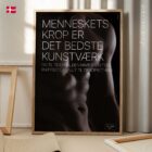 Mænd er Kunst anatomidiagram til klinikker