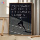 Course à Pied et Ostéopathie planche anatomique pour cabinets et cliniques