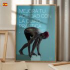 Natación y Quiropráctica lámina anatómica para clínicas y consultas