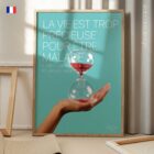 Le Temps est Précieux planche anatomique pour cabinets et cliniques