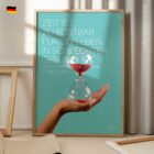 Zeit ist Kostbar Anatomie-Chart für Praxen und Kliniken