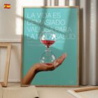 El tiempo es Valioso lámina anatómica para clínicas y consultas