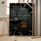 Luzes de Aviso diagrama anatómico para clínicas e consultórios