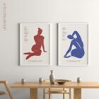 Abstract Anterior Muscular System anatomy chart for clinics