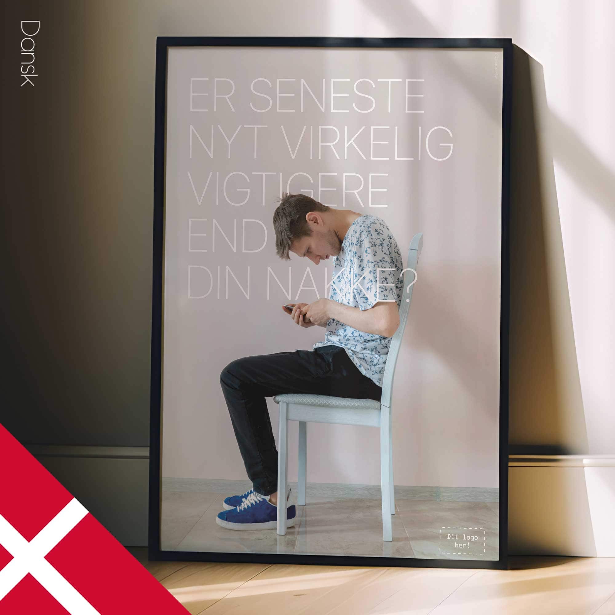 Online-Ausschnitt. Körperhaltung Kunstwerk von www.educare.design