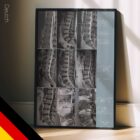 Lumbale Pathologie Anatomie-Chart für Praxen und Kliniken