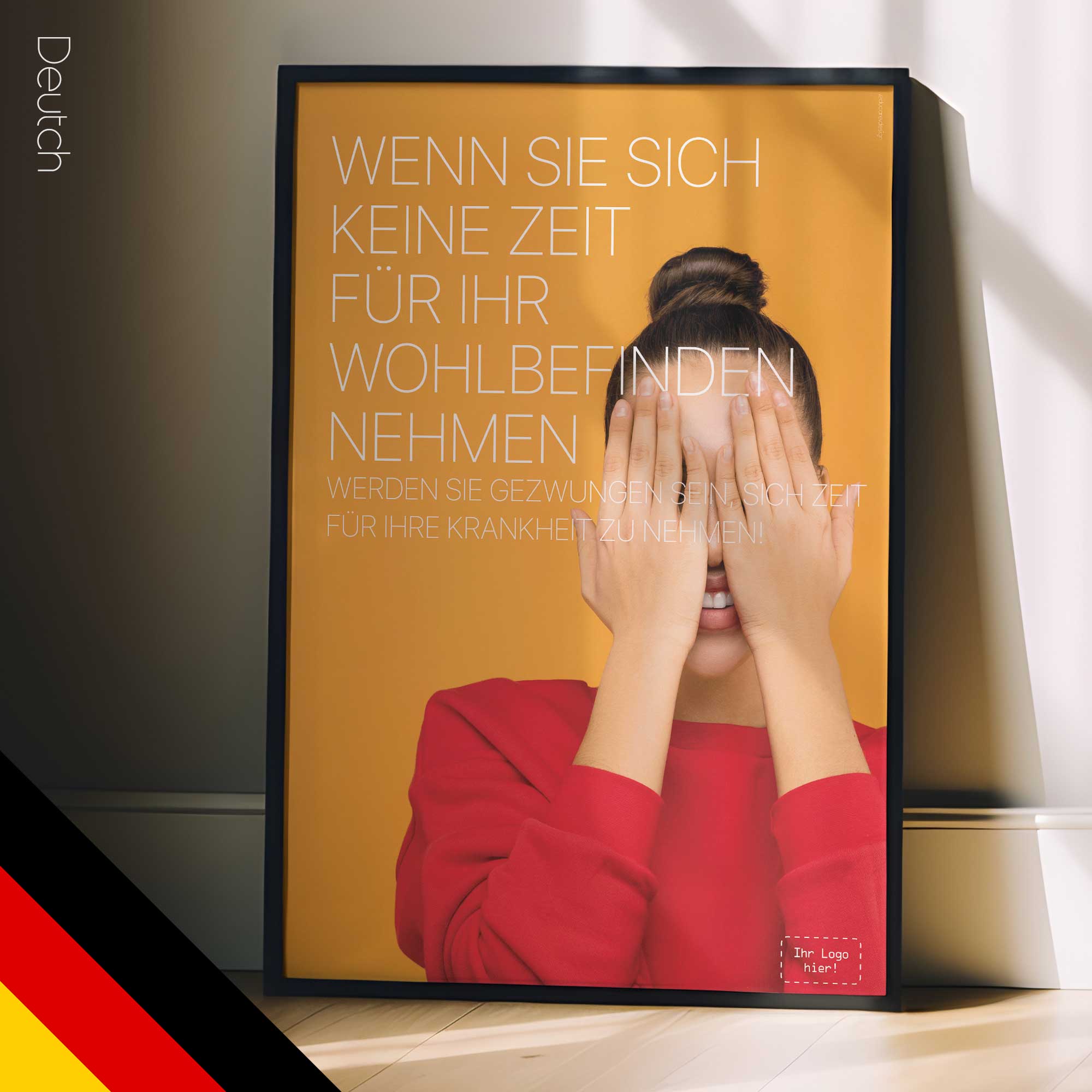 Make time for wellness! Wellness poster from www.educare.design