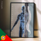 O Sistema Nervoso Autónomo diagrama anatómico para clínicas e consultórios