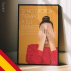 Make time for wellness! Wellness poster from www.educare.design