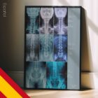 Desalineación lámina anatómica para clínicas y consultas